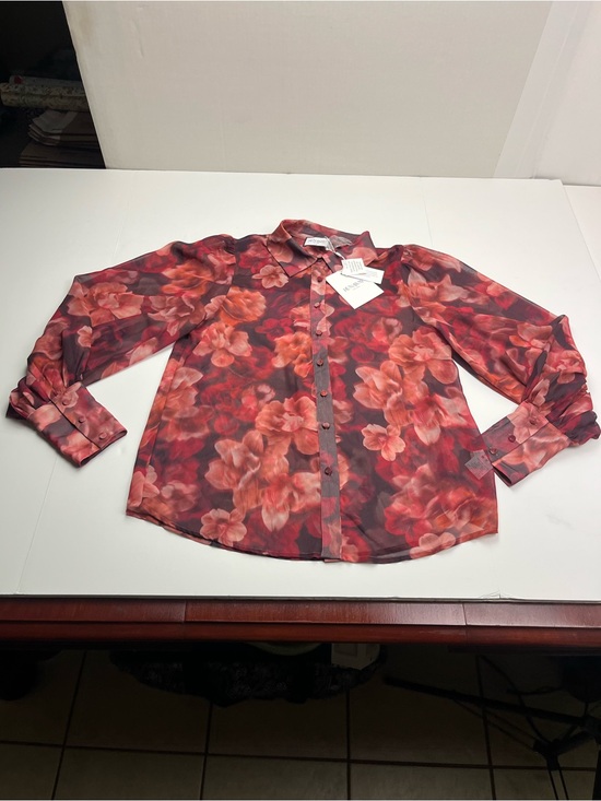 Runaway The Label Tops - Runaway the Label Fleetwood Blouse Josephine Print Floral Women Small NEW *FLAWS